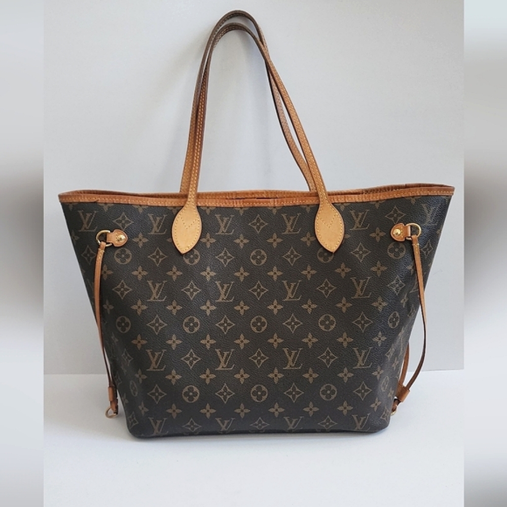 LOUIS VUITTON NEVERFULL MM MONOGRAM PIVOINE TOTE - Picture 3 of 16
